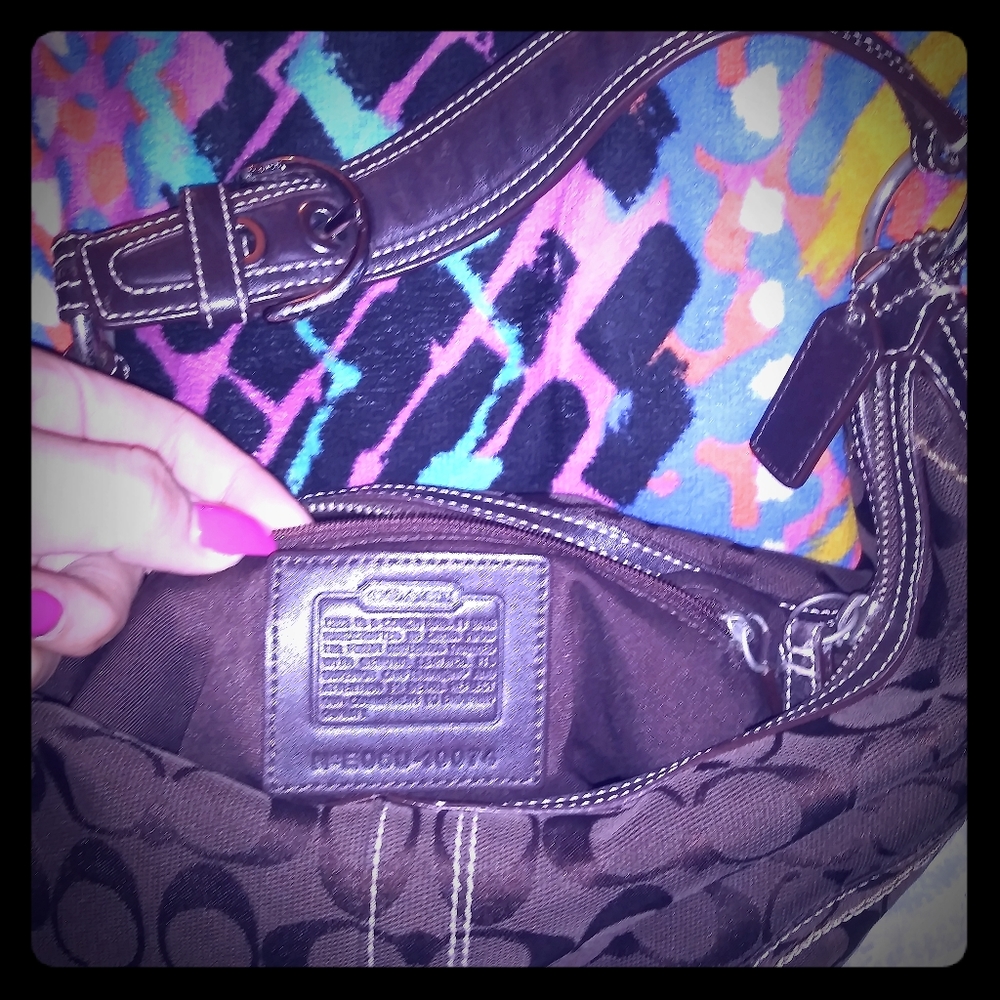 Chocolate color handbag